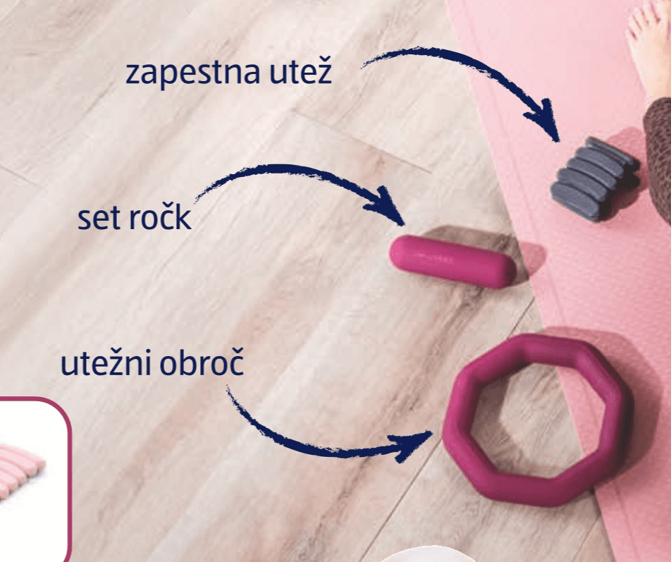 Uteži za pilates CRANE Akcija v trgovini Hofer