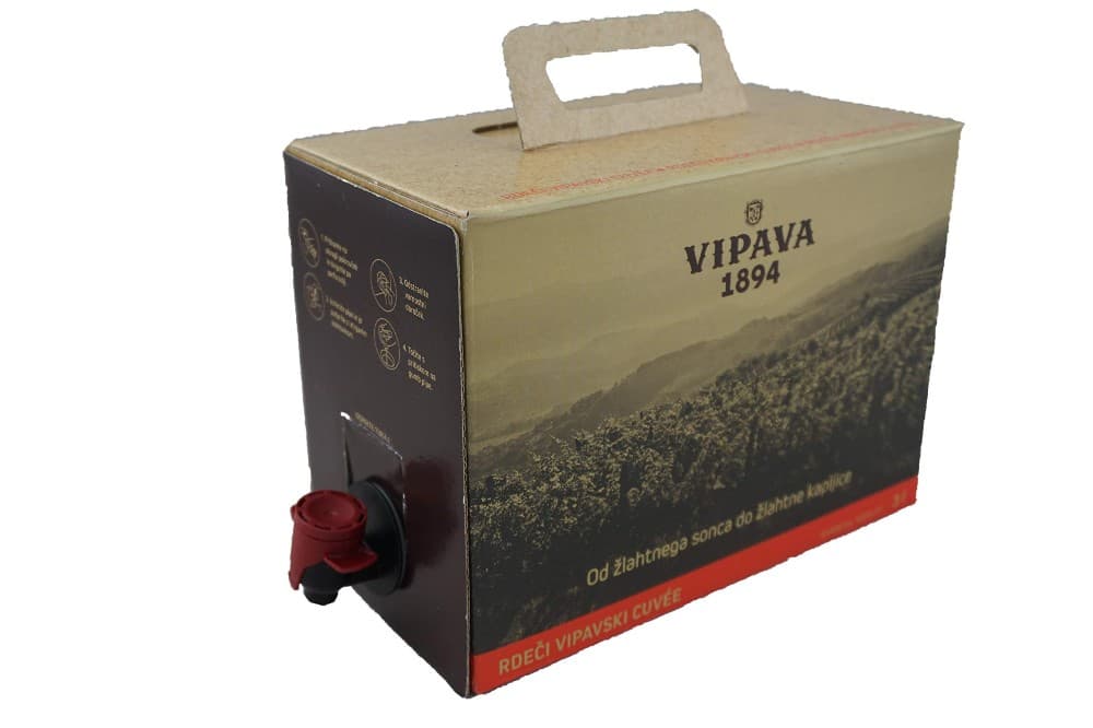 Vipava Bag in Box Rdeče Vino 3 l Akcija v trgovini Hofer