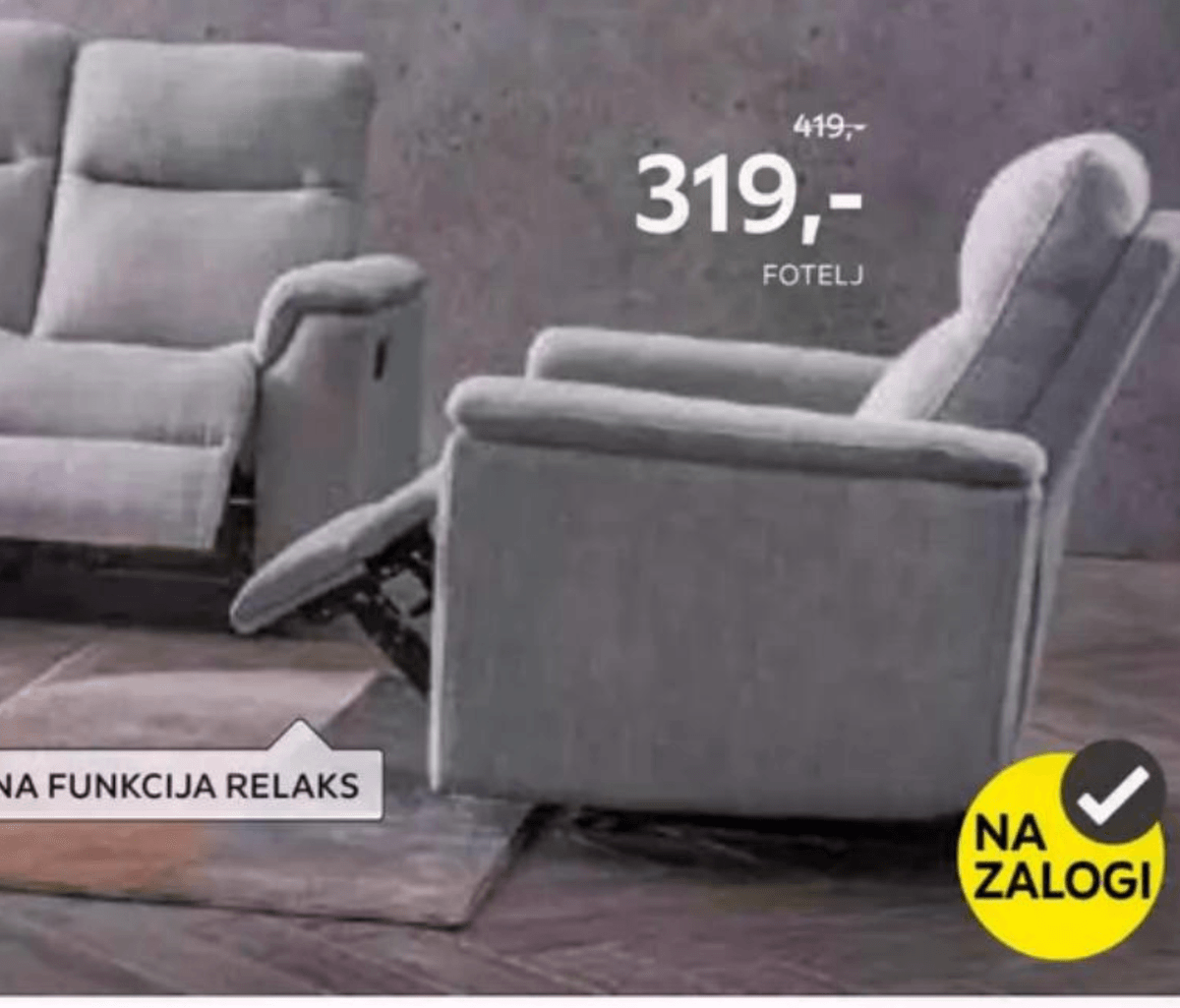 HO IN Fotelj - Akcija v trgovini Lesnina