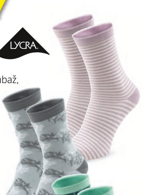 Ženske nogavice 5 parov - Akcija v trgovini Hofer