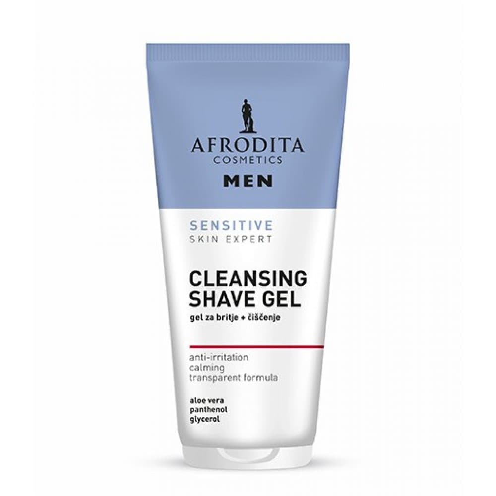 Afrodita Men Sensitive gel za britje in fluid Akcija v trgovini Tuš