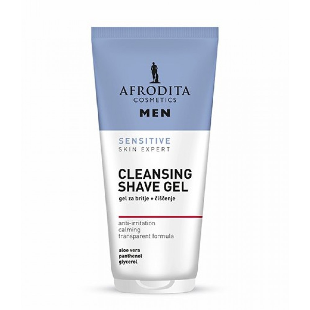 Afrodita Men Sensitive gel za britje in fluid Akcija v trgovini Tuš
