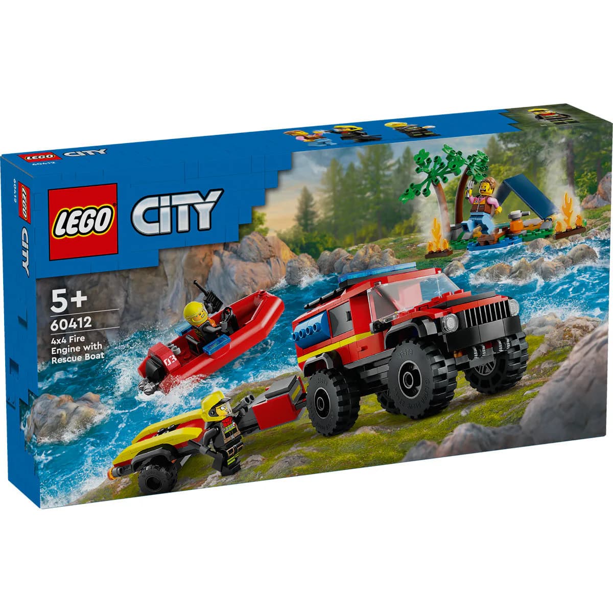 LEGO City Gasilski tovornjak s čolnom 60412 Akcija v trgovini E.Leclerc