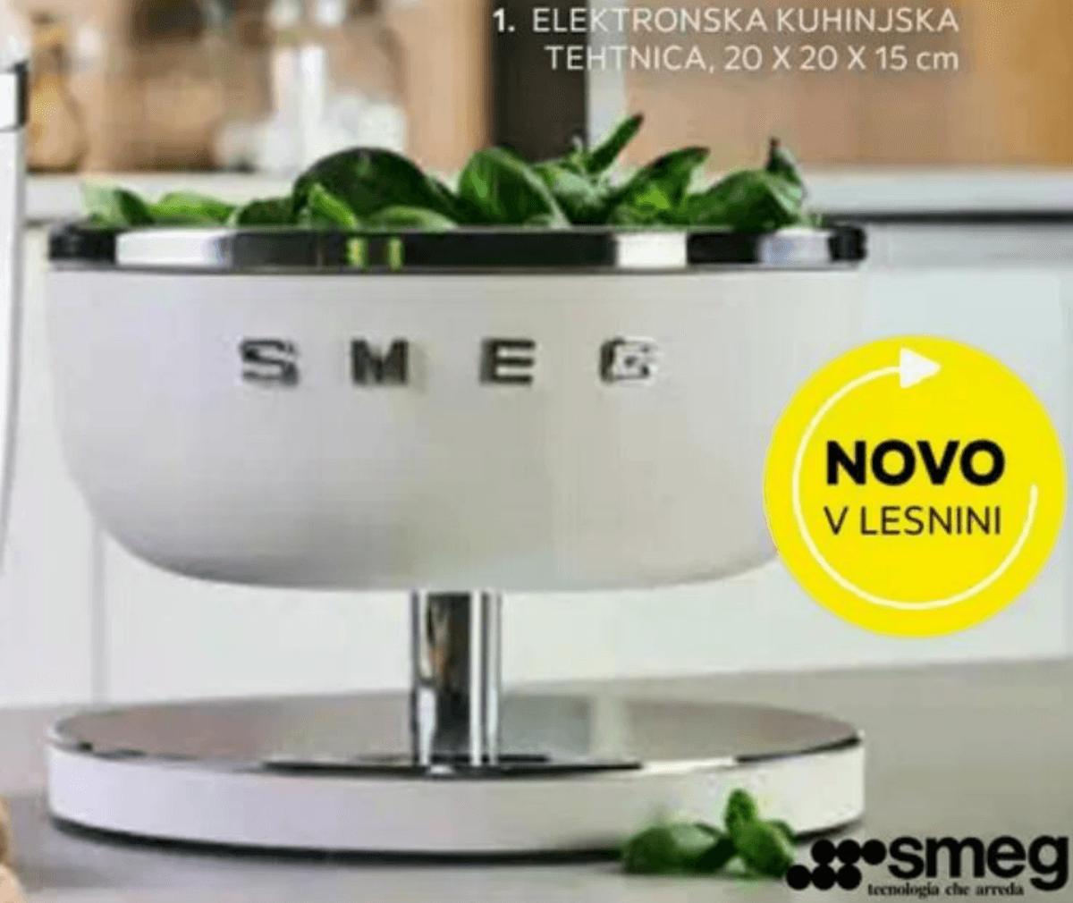 Elektronska kuhinjska tehtnica - Akcija v trgovini Lesnina