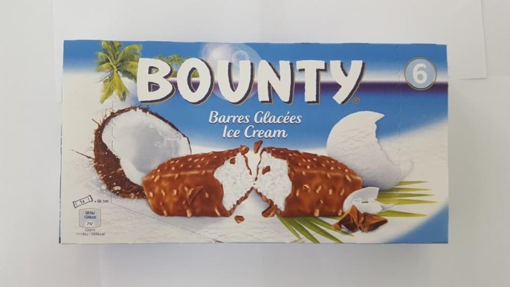 Sladoled Ice Bounty, 6 x 50,1 ml • Twix, 6 x 43,1 ml • Snickers, 6 x 50,3 ml • Ice, 6 x 49,5 ml Bounty, Twix, Snickers, Mars Akcija v trgovini Tuš