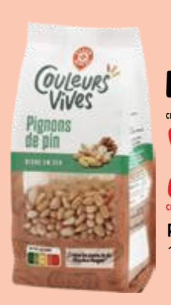 Couleurs Vives pinjole 125 g Akcija v trgovini E.Leclerc