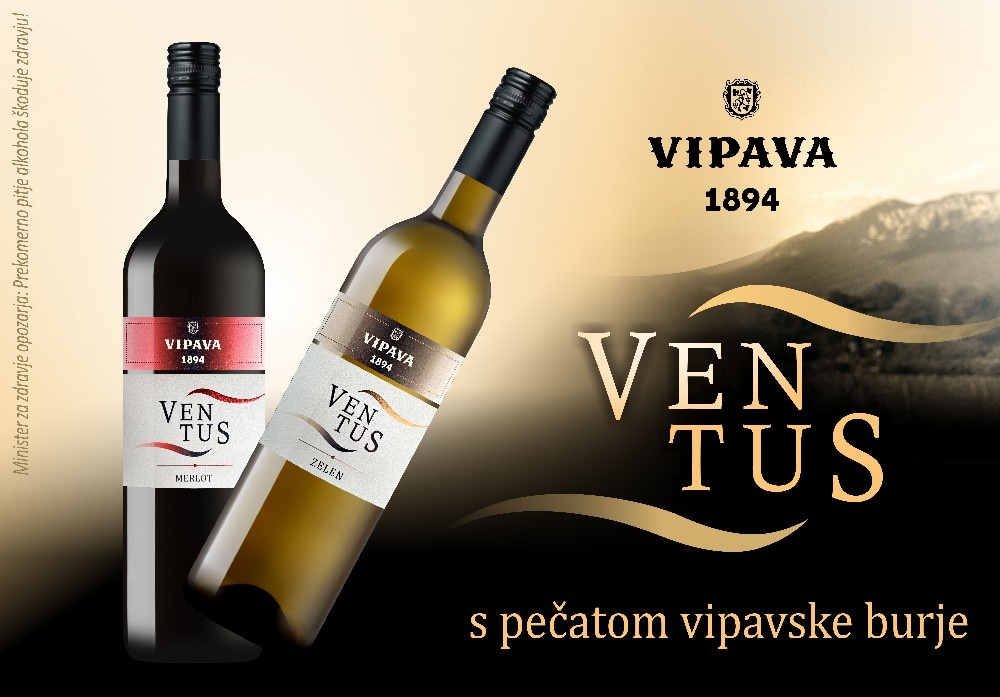 Vrhunsko vino ZGP Sivi Pinot ali Malvazija Ventus 0,75 l - Akcija v trgovini E.Leclerc
