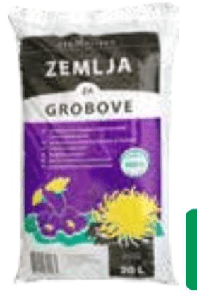 Zemlja za grobove 20 L Akcija v trgovini Jager