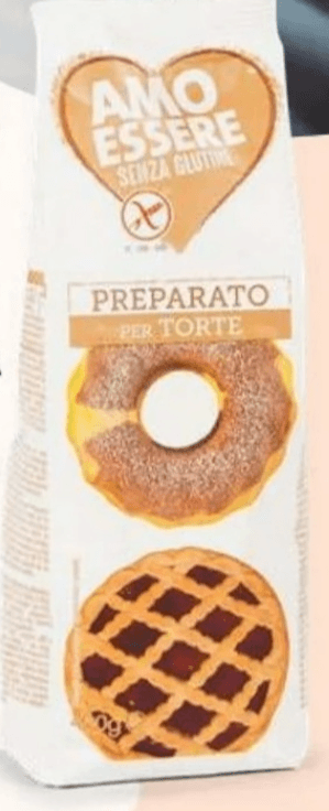 Mešanica za torte brez glutena 400 g AMO ESSERE Akcija v trgovini Eurospin