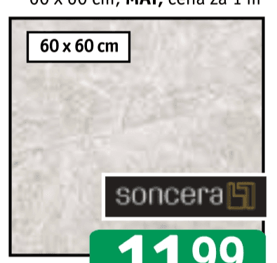 Keramika Soncera Europa Grey 60 x 60 cm Akcija v trgovini Jager