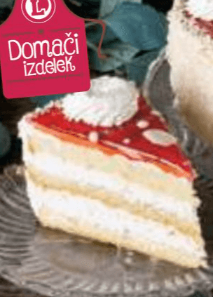 Jagodna torta 14-16 kosov Akcija v trgovini E.Leclerc