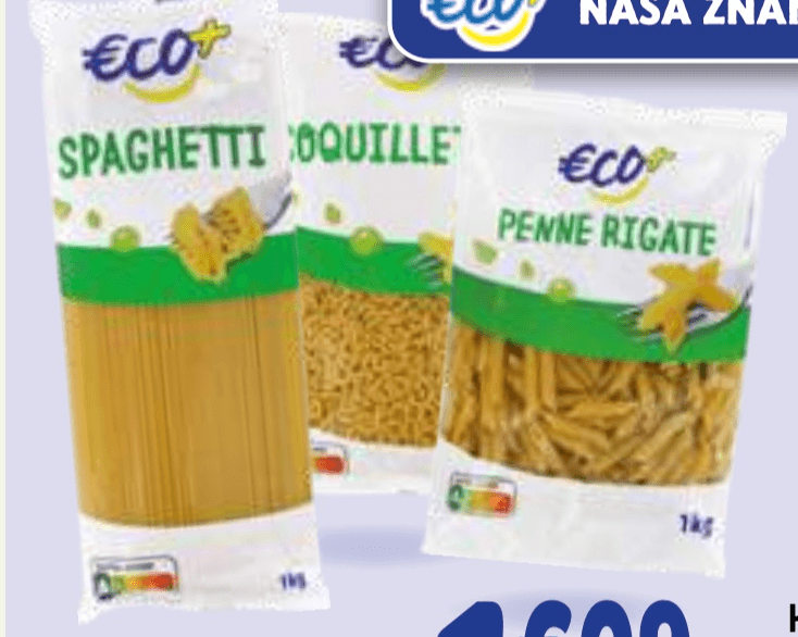 Eco testenine 1 kg Akcija v trgovini E.Leclerc
