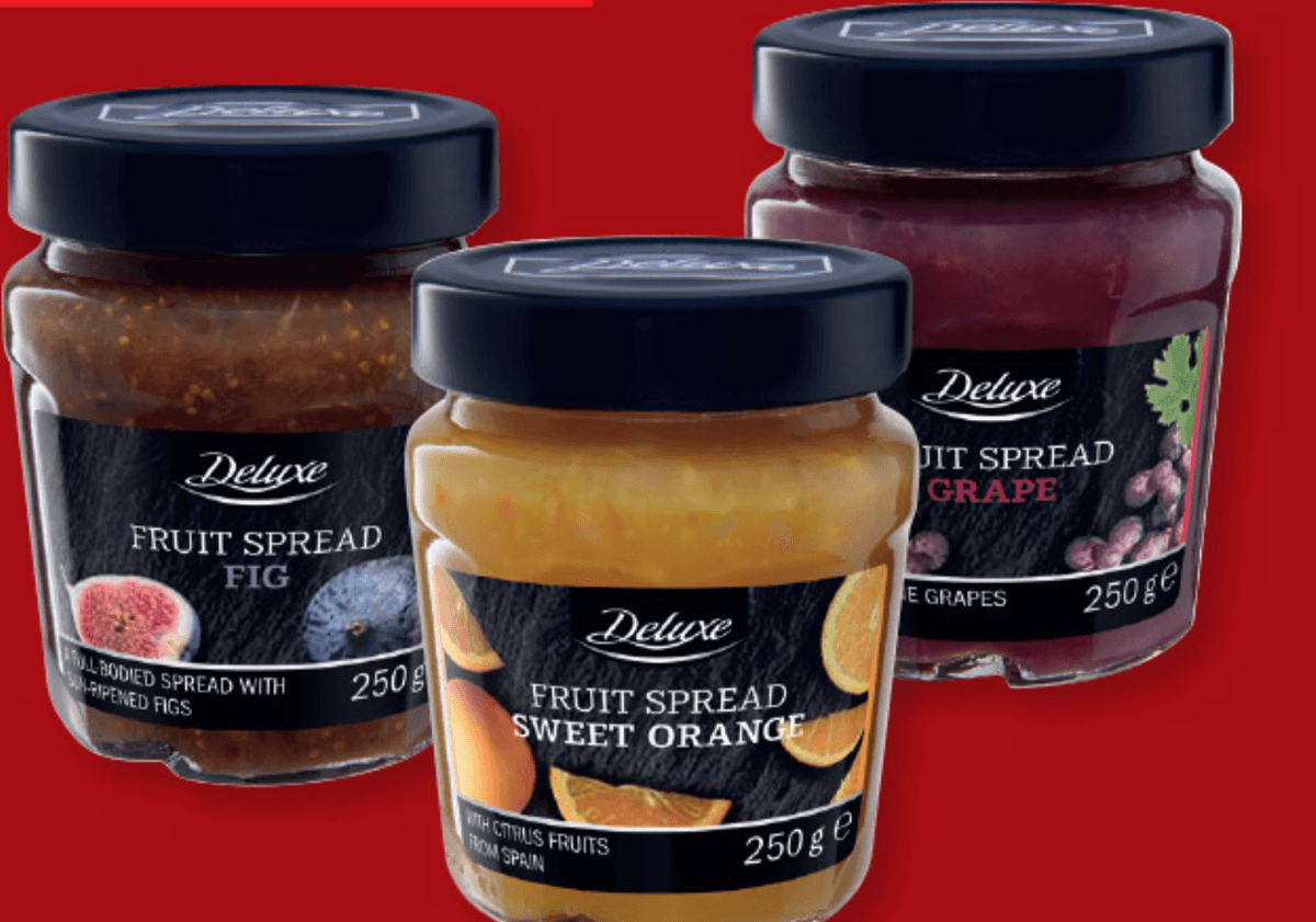 Deluxe sadni namaz 250 g Akcija v trgovini Lidl