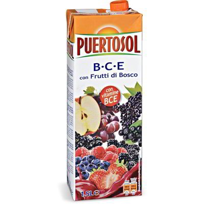 Puertosol Pijača BCE, gozdni sadeži 1,5 l - Akcija v trgovini Eurospin