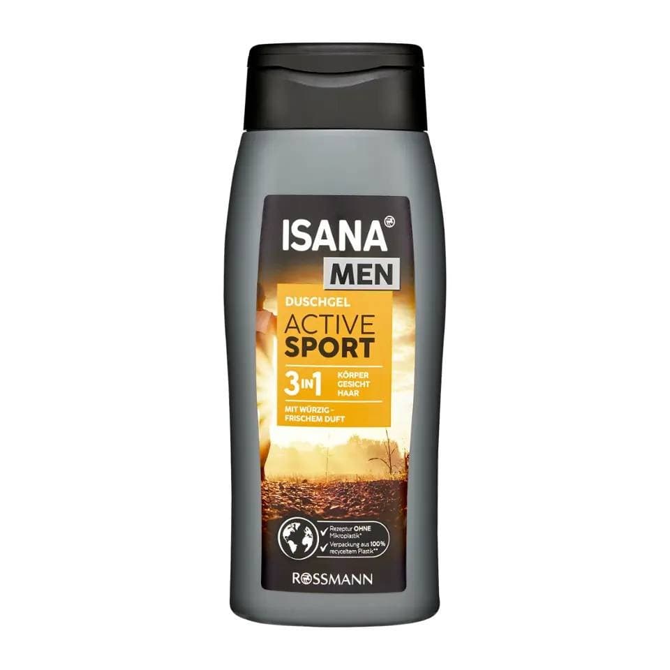 Isana Men gel za prhanje Active Sport 500 ml Akcija v trgovini Spar