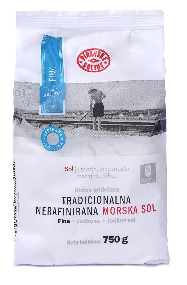 Morska sol Piranske soline 750 g ali 1 kg Akcija v trgovini Spar