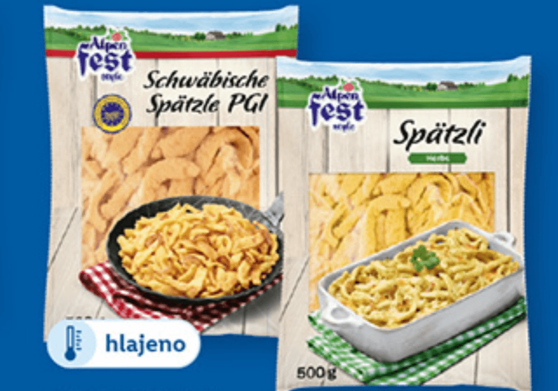 Alpenfest jajčni vlivanci 500 g Akcija v trgovini Lidl