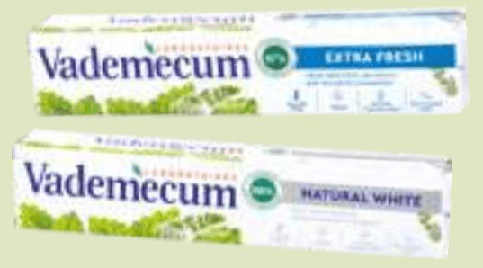 Vademecum zobna pasta Classic 75 ml Akcija v trgovini E.Leclerc