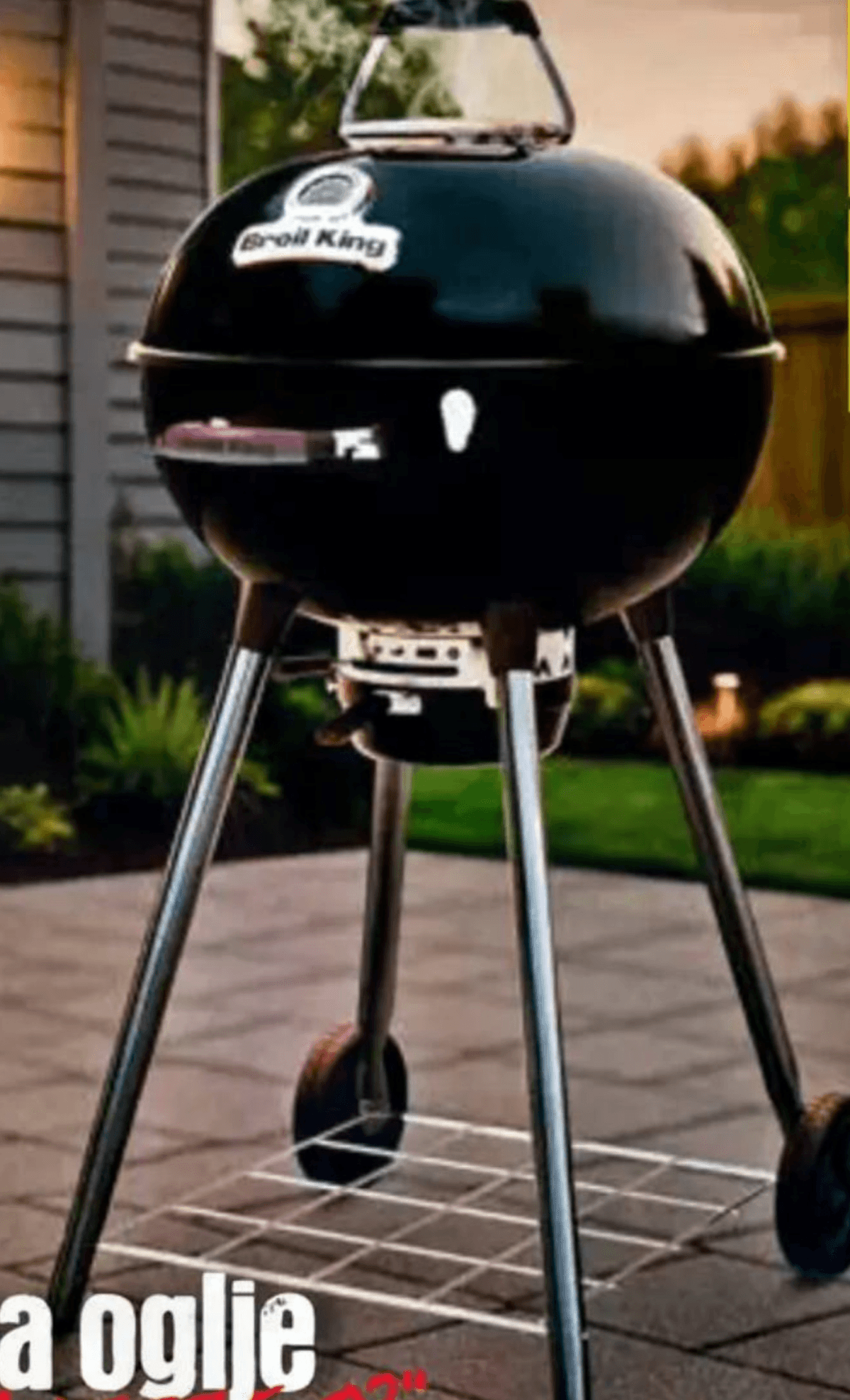 Broil King Žar na oglje Ø 57 cm, v. 118 cm Akcija v trgovini Lesnina