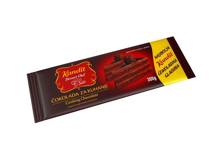 Jedilna čokolada Kandit 300 g Akcija v trgovini Mercator