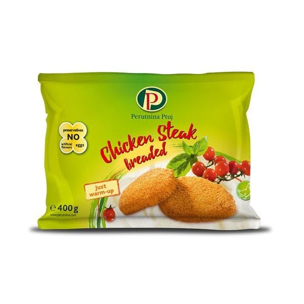 Piščančji zrezek Perutnina Ptuj 400 g Akcija v trgovini Tuš