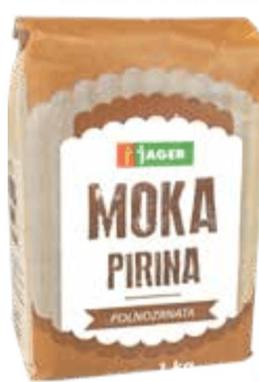 Polnozrnata pirina moka 1 kg Jager Akcija v trgovini Jager