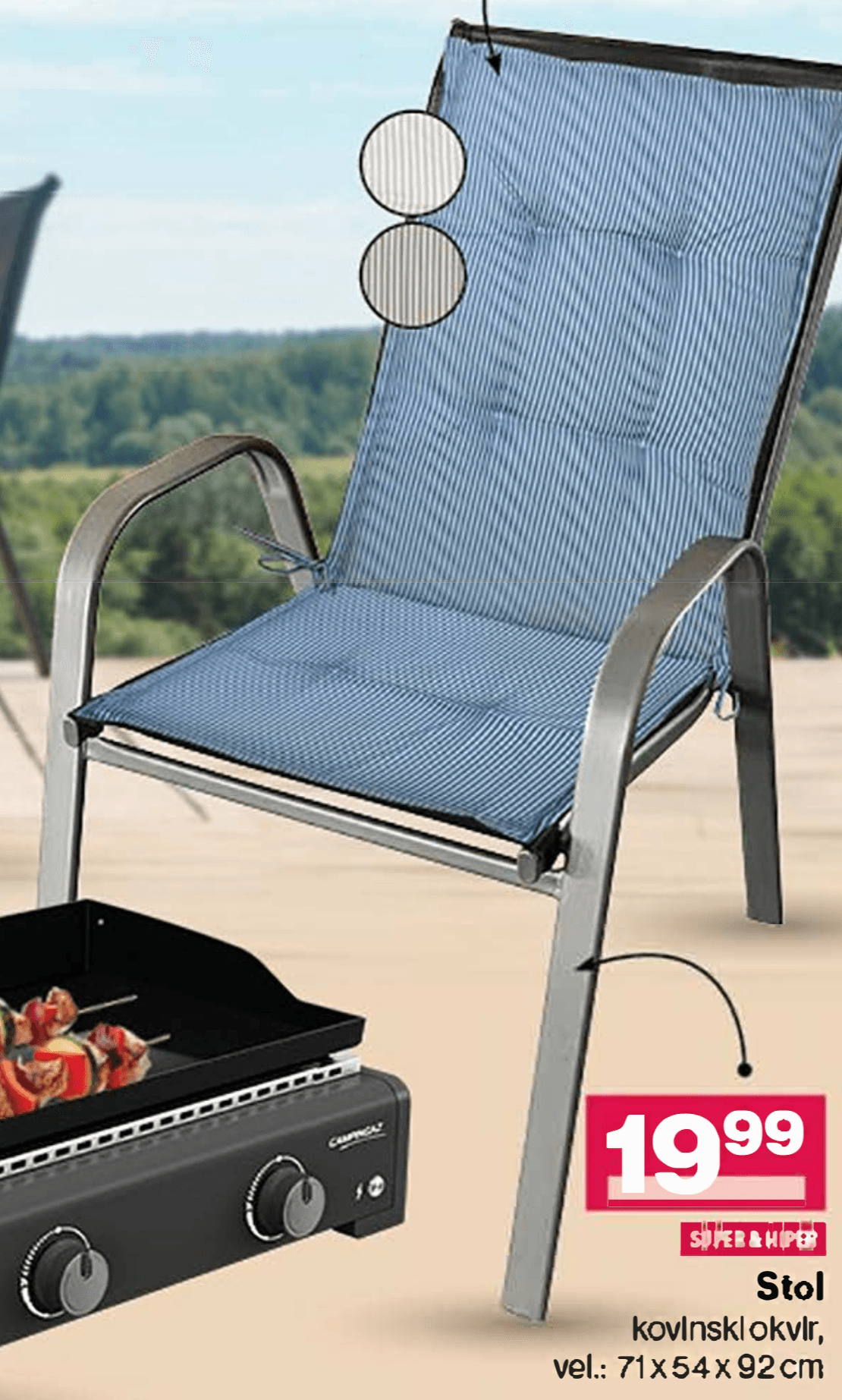 Stol - Akcija v trgovini Mercator