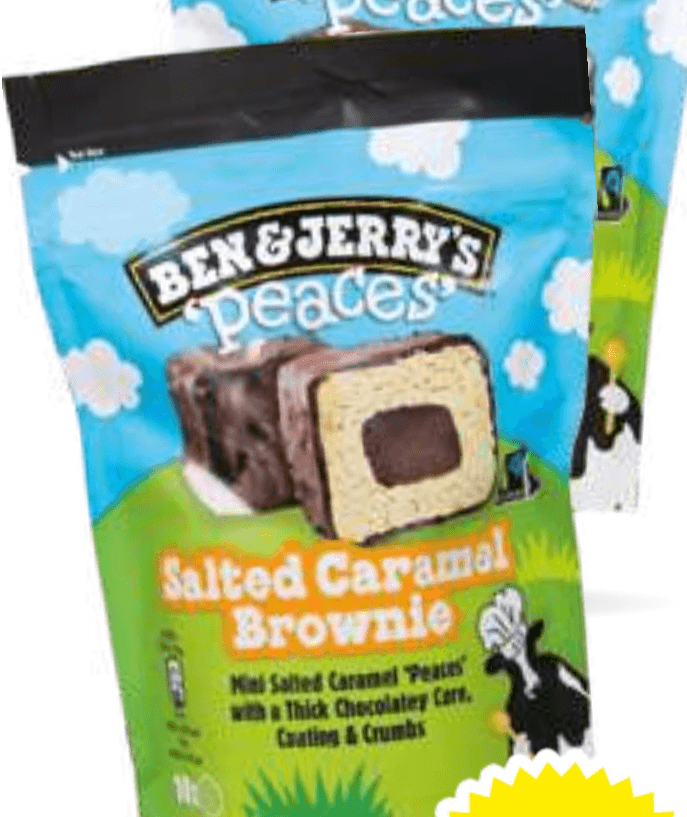 Sladoledni grižljaji Ben&Jerry's 150 g - Akcija v trgovini E.Leclerc