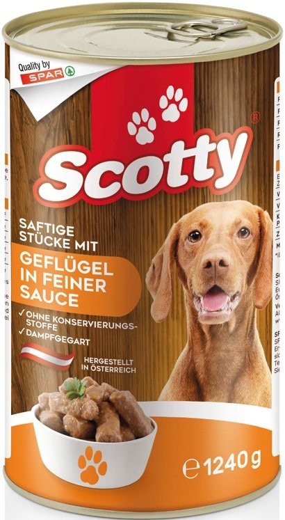Scotty hrana za psa 1240 g Akcija v trgovini Spar