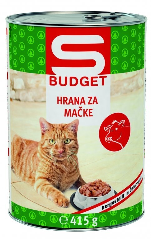 S Budget Hrana za mačke 100 g - Akcija v trgovini Spar