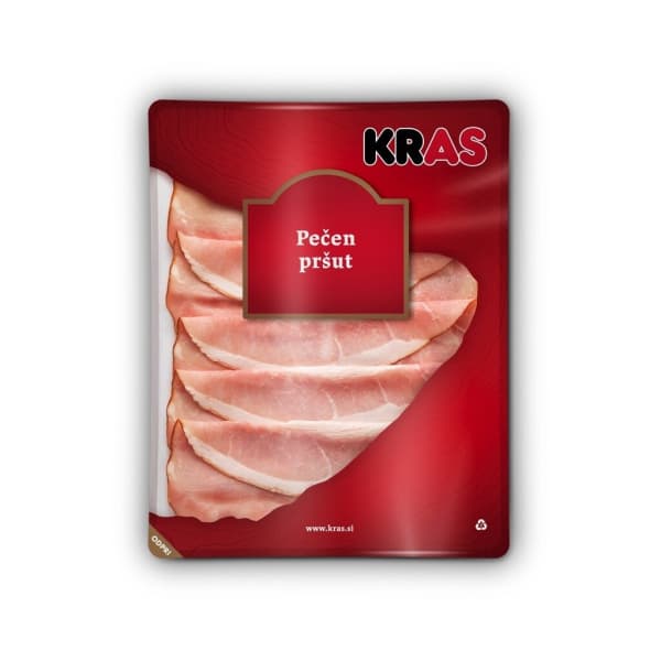Narezek pečen pršut Kras 100 g Akcija v trgovini Mercator