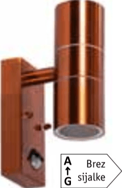 Svetilka stenska Erste Antal - Cu - Akcija v trgovini Jager