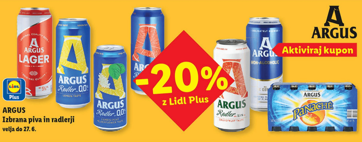 Argus Lager - Akcija v trgovini Lidl