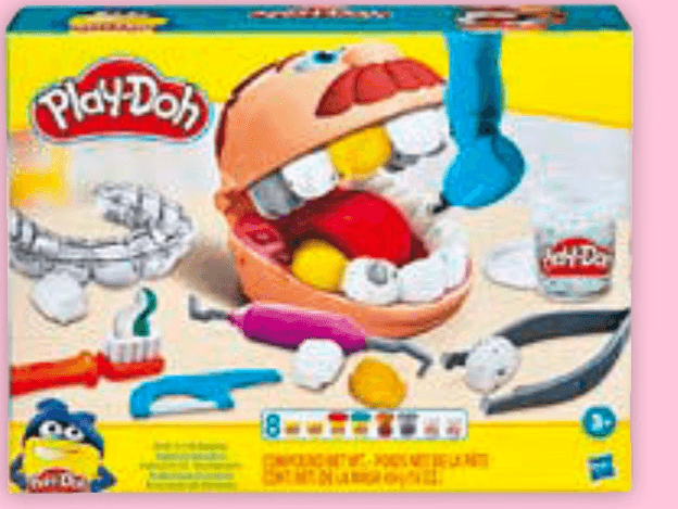Hasbro Play-Doh Dr. Majavzob 6 lončkov modelirne gline Akcija v trgovini Mueller