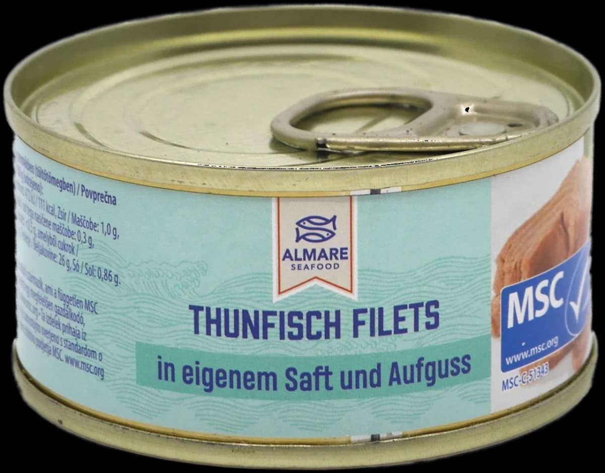 Almare Seafood tuna v lastnem soku 195 g Akcija v trgovini Hofer