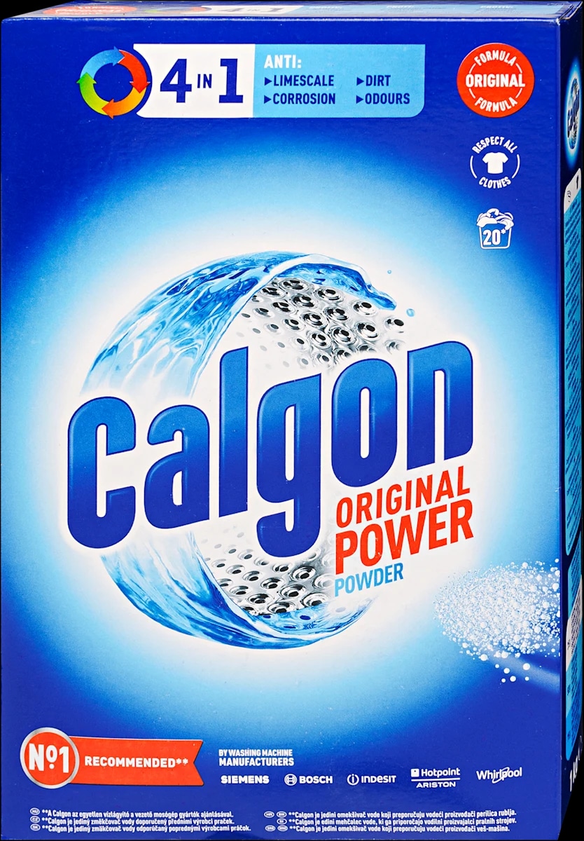 Calgon Original Power 4v1 prašek za mehčanje vode 1 kg - Akcija v trgovini Dm