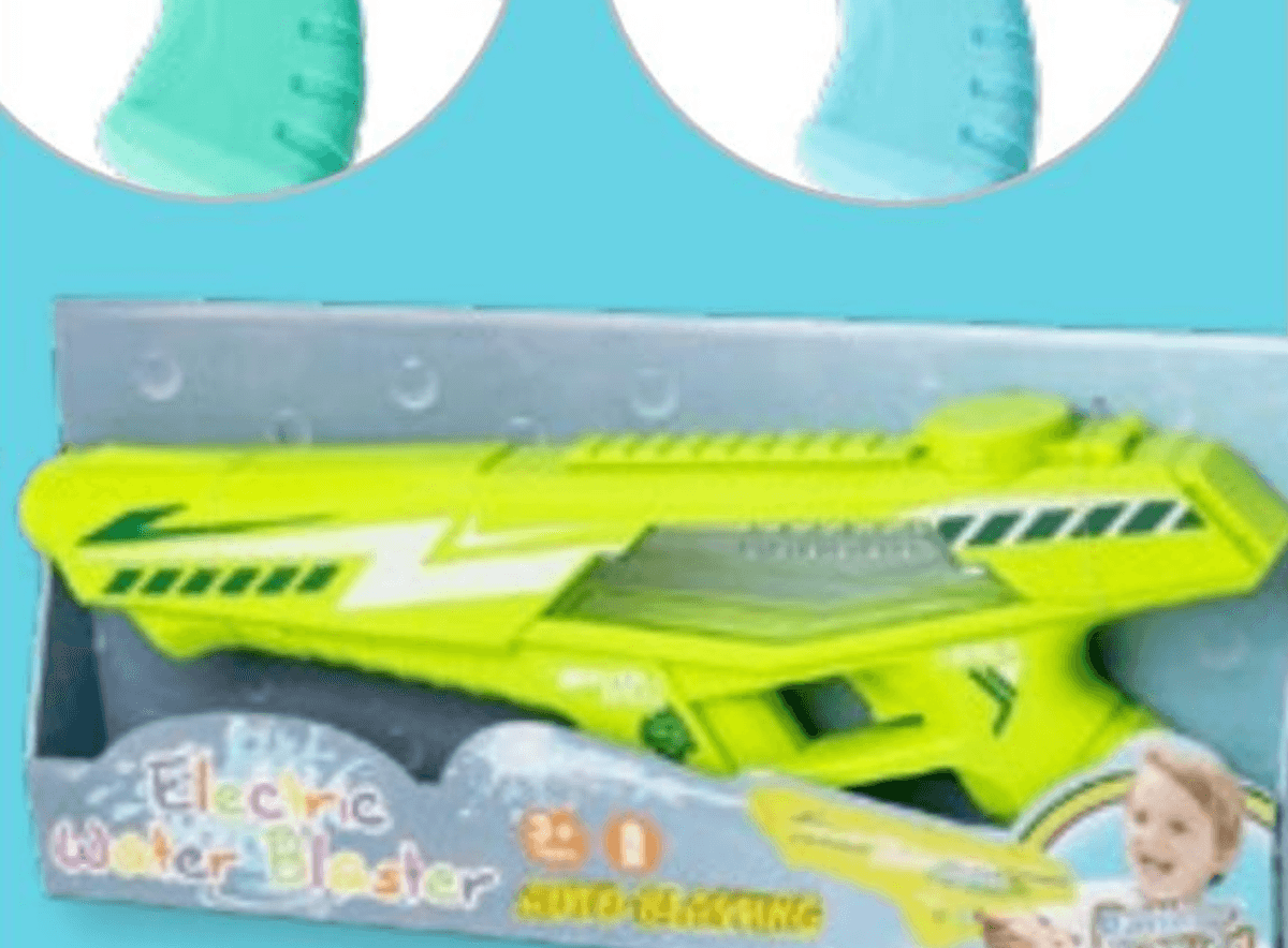 Vodna pištola - Akcija v trgovini Pepco