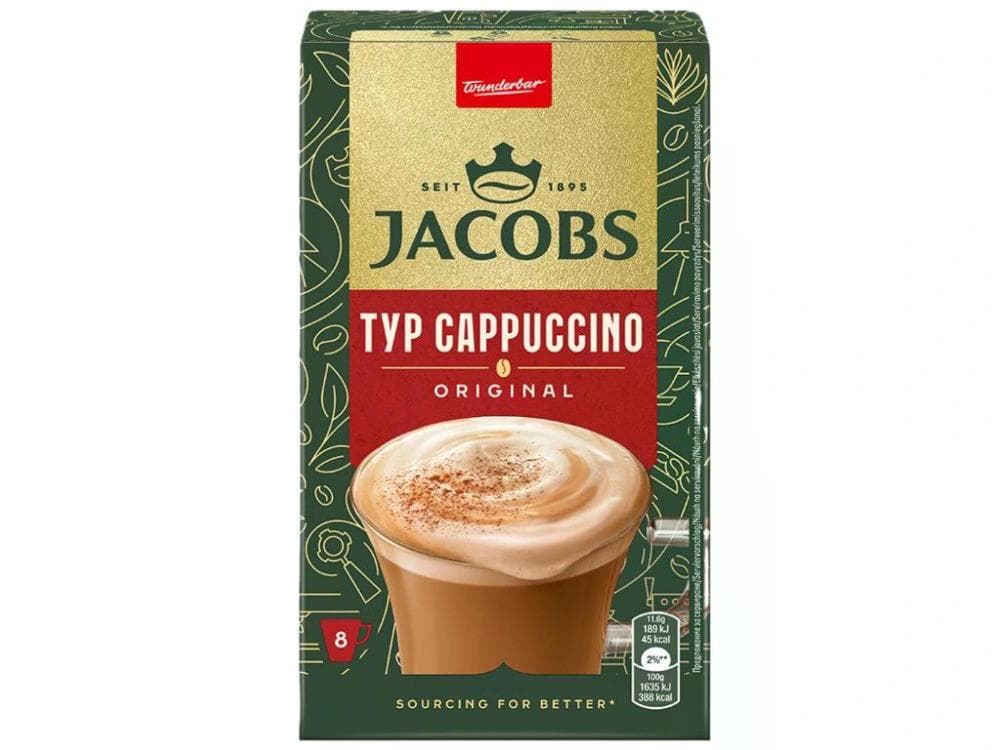 Napitek Jacobs 8 x 16,5 g Akcija v trgovini Tuš