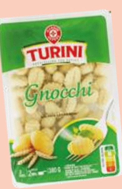 Krompirjevi njoki Turini 380 g Akcija v trgovini E.Leclerc