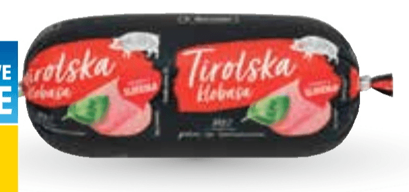 Tirolska salama Mercator 400 g Akcija v trgovini Mercator