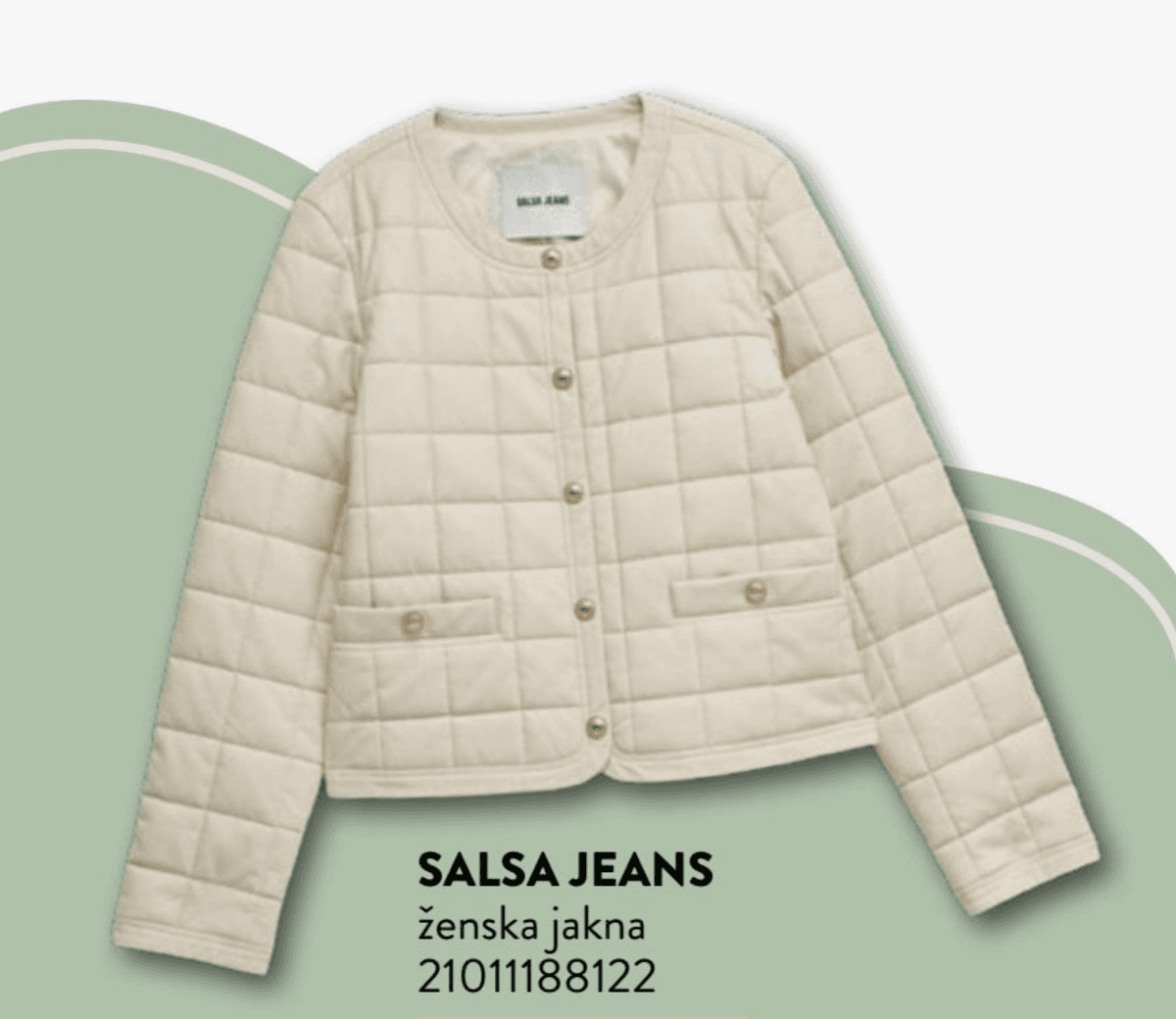 SALSA JEANS ženska jakna Akcija v trgovini Kompas Shop