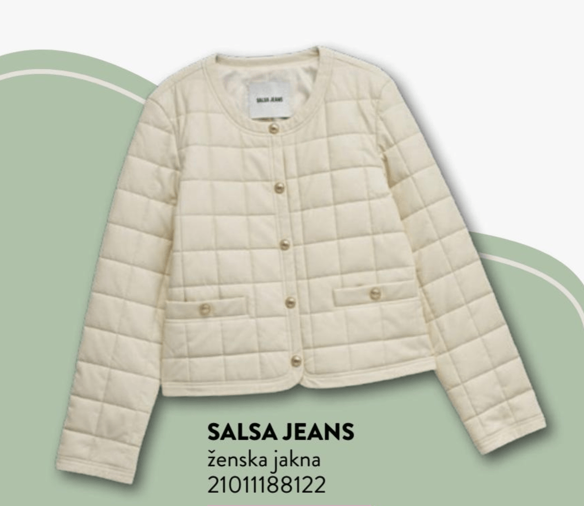 SALSA JEANS ženska jakna - Akcija v trgovini Kompas Shop