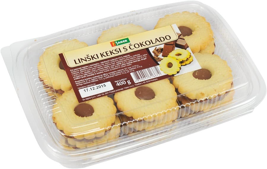 Keksi razpokančki čokoladni 400 g Akcija v trgovini Jager