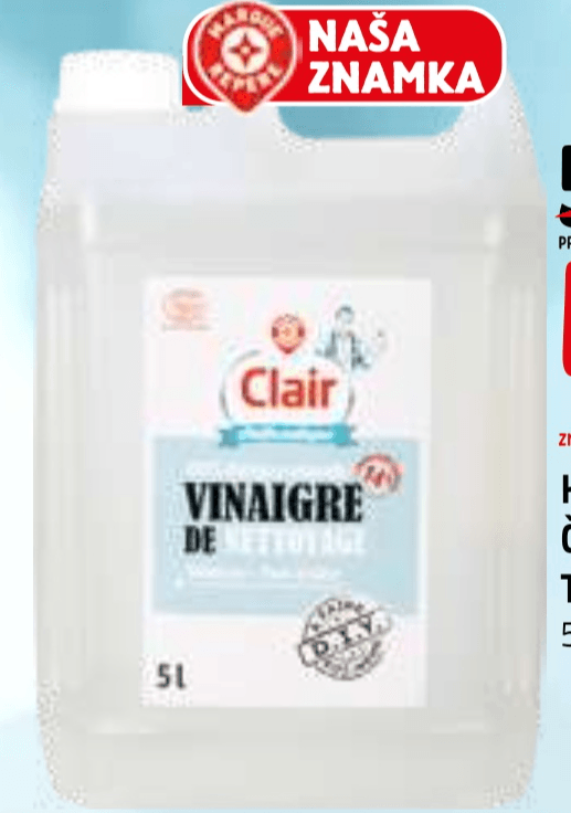 Kis za čiščenje Tal Clair 5 l - Akcija v trgovini E.Leclerc