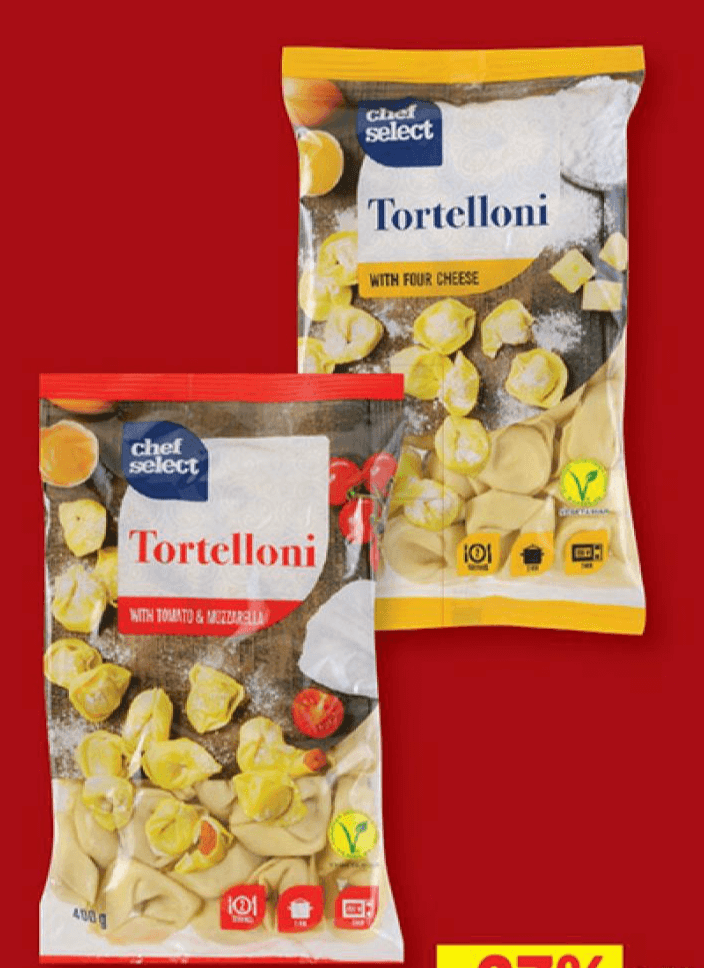 Torteloni 400 g Chef select Akcija v trgovini Lidl