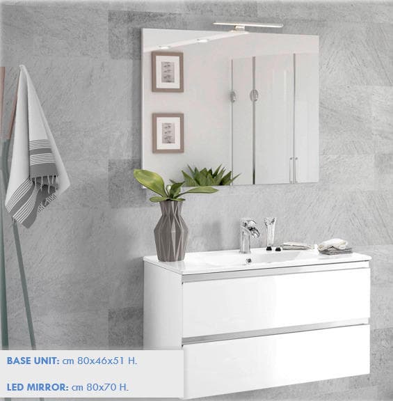 Kopalnica osnovni sestav 80 cm italstyle Akcija v trgovini Lesnina
