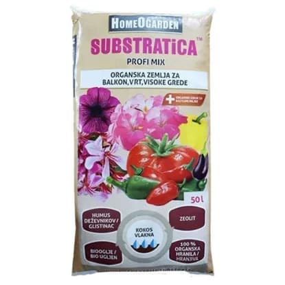 Zemlja HOMEOGARDEN SUBSTRATICA PROFI MIX 50 l Akcija v trgovini Pevex