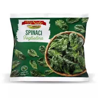 Spinaci Fogliolina špinača v listih 450 g Akcija v trgovini Eurospin
