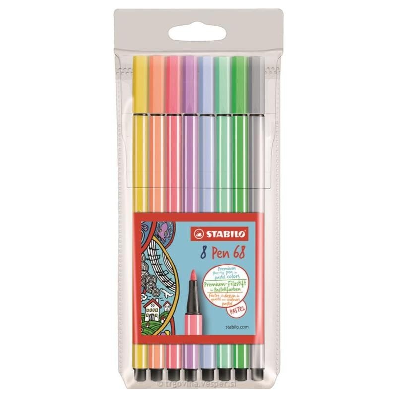 STABILO Pen 68 Naturecolors 8 premium flomastrov Akcija v trgovini Mueller