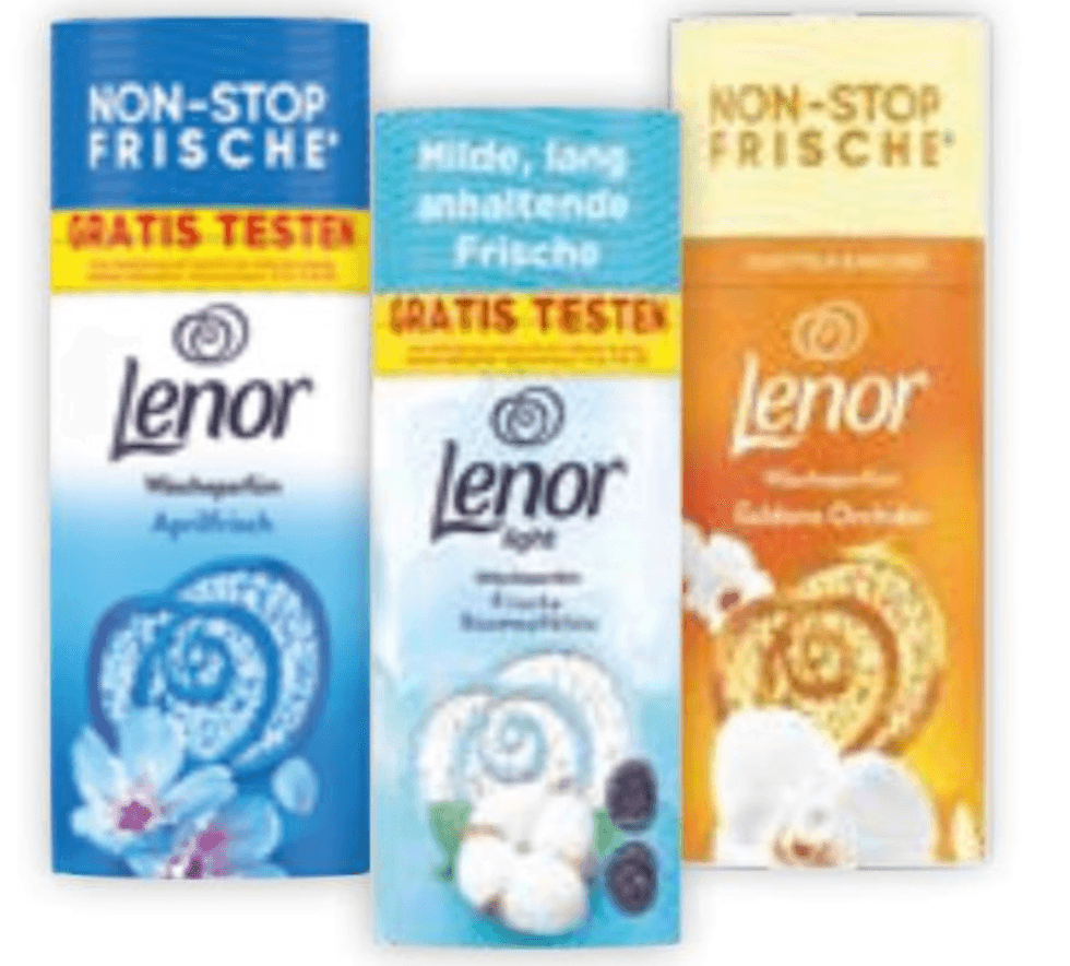 Lenor dišava za perilo 155 g Akcija v trgovini Mueller